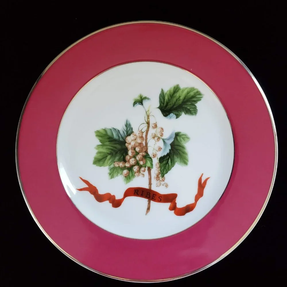 Williams-Sonoma Home Holiday Berry Dessert Plates - Set of 4 - Portugal